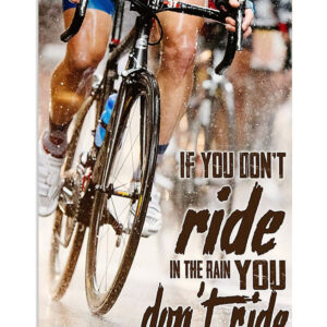 Cycling Mountain Biking If You Don't Ride Poster, Biking Vintage Poster, Cycling Lovers Gift