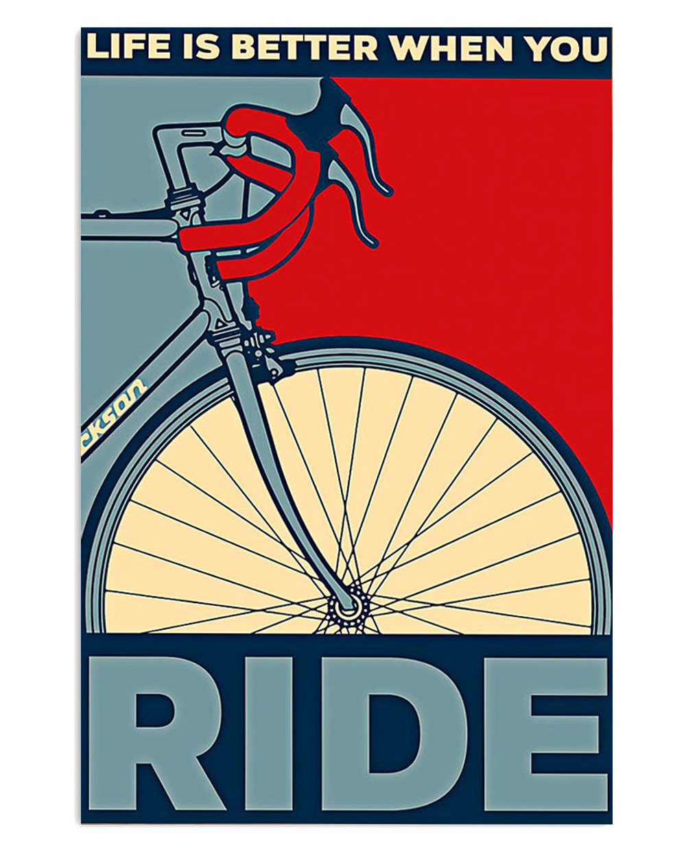 Cycling Mountain Biking Life Is Better When You Ride Poster, Biking Vintage Poster