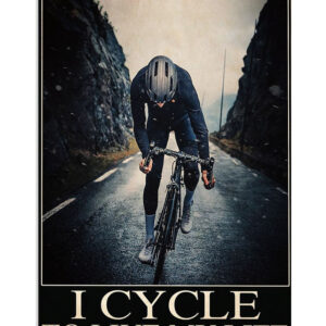 Cycling Mountain Biking Live My Life Poster, Biking Vintage Poster, Cycling Lovers Gift