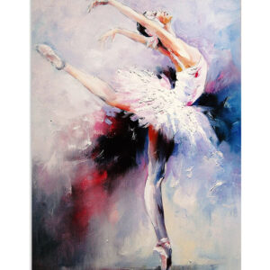 Dancing Ballet Girl Art Poster, Ballet Dancing Lovers Gift, Ballet Vintage Poster, Ballerina Gift