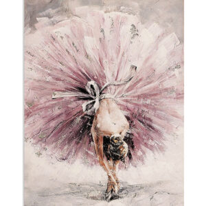Dancing Ballet Girl Painting Poster, Ballet Dancing Lovers Gift, Ballet Vintage Poster, Ballerina Gift
