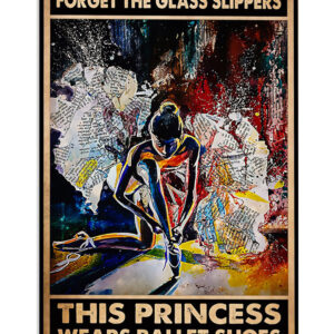 Dancing Ballet Princess Poster, Ballet Dancing Lovers Gift, Ballet Vintage Poster, Ballerina Gift