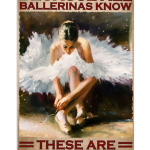 Dancing Ballet High Heels Poster, Ballet Dancing Lovers Gift, Ballet Vintage Poster, Ballerina Gift