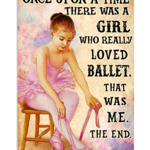 Dancing Ballet Little Girl Loved Ballet Poster, Ballet Dancing Lovers Gift, Ballet Vintage Poster