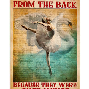 Dancing Ballet Our Arms Start Poster, Ballet Lovers Gift, Ballet Vintage Poster, Ballerina Gift