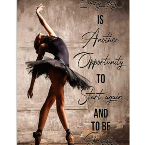 Dancing Ballet To Be Better Ballet Dancer Ballerinas Poster, Ballet Dancing Vintage Poster