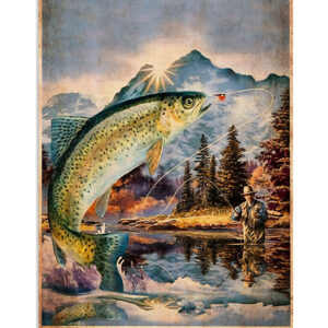 Fishing Cant Work Today Vintage Poster, Fishing Lover Gift, Retro Fishing Hobby Poster