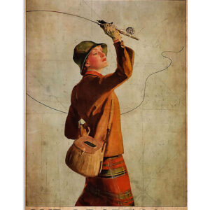 Fishing Mad Hustle And Dope Soul Woman Vintage Poster, Fishing Lover Gift