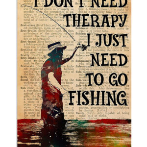 Fishing Need To Go Fishing Vintage Poster, Fishing Lover Gift, Retro Fishing Hobby Poster