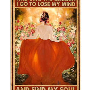 Gardening Garden Princess Poster, Plants Lover Vintage Poster, Gift For Gardener