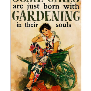 Gardening Girls Gardening Poster, Plants Lover Vintage Poster, Gift For Gardener