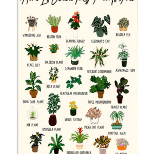 Gardening My Plants Poster, Plants Lover Vintage Poster, Gift For Gardener