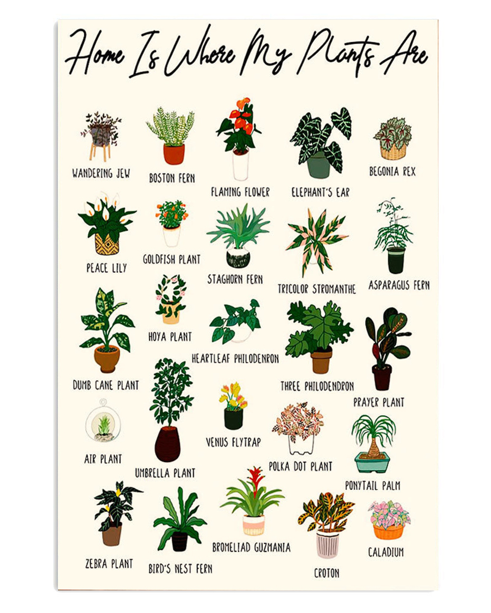 Gardening My Plants Poster, Plants Lover Vintage Poster, Gift For Gardener