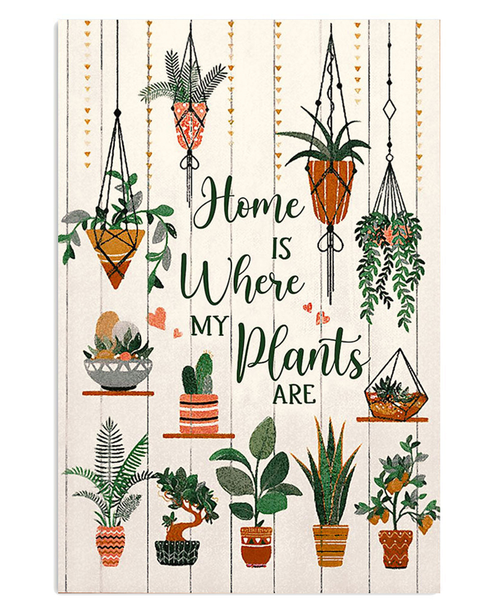 Gardening Where My Plants Are Poster, Plants Lover Vintage Poster, Gift For Gardener