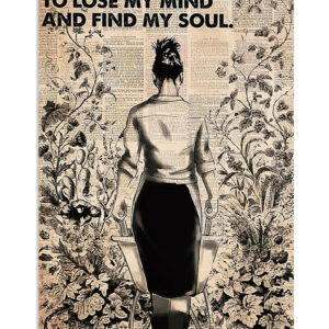 Gardening Woman In The Garden Poster, Plants Lover Vintage Poster, Gift For Gardener